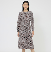 【WEB・一部店舗限定/ウォッシャブル】スモールフラワー　ワンピース