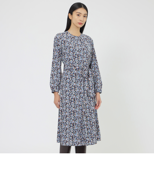 【WEB・一部店舗限定/ウォッシャブル】スモールフラワー　ワンピース