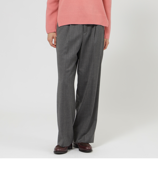 【WEB・一部店舗限定】ミルドストレッチヘリンボーン　パンツ