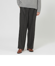 【WEB・一部店舗限定】ウールブレンドストライプ　パンツ