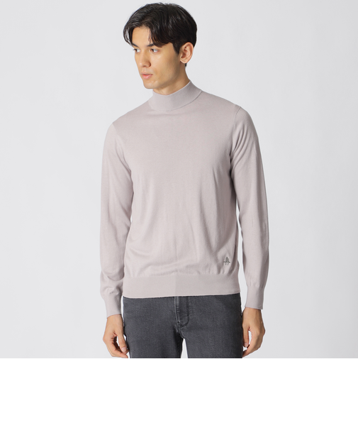 【ウォッシャブル】【WEB・一部店舗限定】コットン ウールハイネックセーター