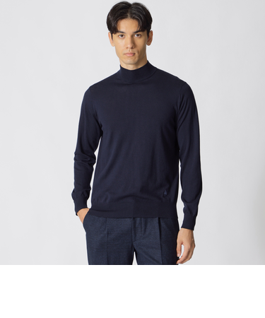 【ウォッシャブル】【WEB・一部店舗限定】コットン ウールハイネックセーター