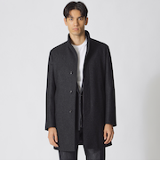 【WEB・一部店舗限定】【HOUSTON】スタンドカラーコート