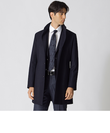 【WEB・一部店舗限定】【HOUSTON】スタンドカラーコート