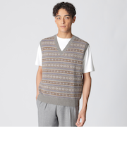 【数量限定】【COLLECTION LINE】フェアアイルニットベスト