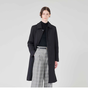 【BLACK OF BLACKs/はっ水】ソフトタフタ　コート