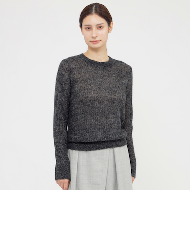 【WEB・一部店舗限定】シャギーモヘヤ　プルオーバー