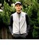 【GOLF】パケ柄プリントボディシェルベスト