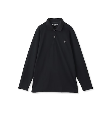 【GOLF】アイコニックロゴジャカードロングスリーブゴルフポロ