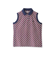 【GOLF】ヨットプリント柄　ノースリーブカットソー