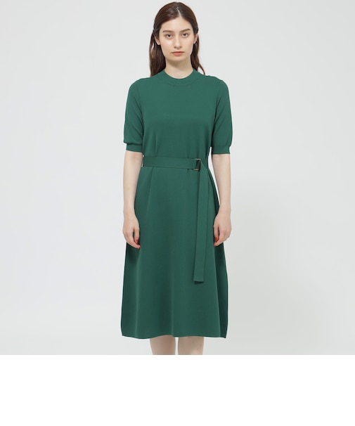 アセテートストレッチ　ワンピース