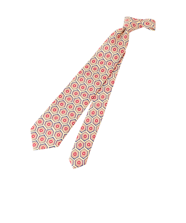 「Collection Line」幾何学柄プリントネクタイ