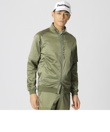 【GOLF】ストレッチサテンスタンドジップブルゾン