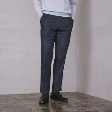 【WEB・一部店舗限定】「STUART'S TRAVELER」メランジプリントツイルライトパンツ/セットアップ対応