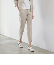 【Nikkei magazine掲載】【ウォッシャブル/防しわ性/UV対策】フロータブルツイル　パンツ