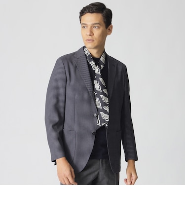 【STUART'S　TRAVELER】マナードシェパードチェックジャケット