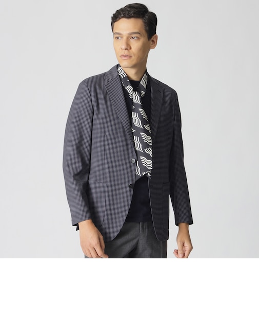 【STUART'S　TRAVELER】マナードシェパードチェックジャケット