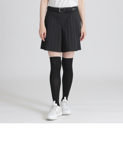 【GOLF】シャドウストライプゴルフキュロットスカート