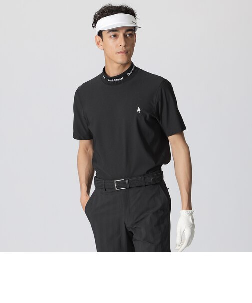 【吸水速乾/UVカット】半袖モックネックＴシャツ（GOLF）