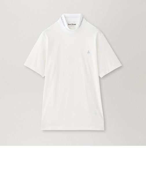 【GOLF Men's/吸水速乾/UVカット】半袖モックネックＴシャツ（GOLF）