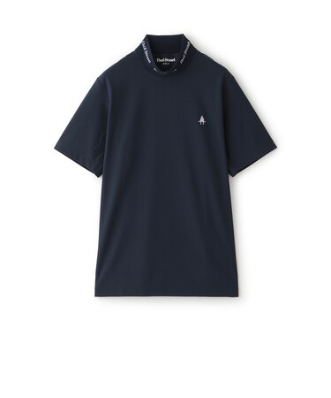 【GOLF Men's/吸水速乾/UVカット】半袖モックネックTシャツ(GOLF)