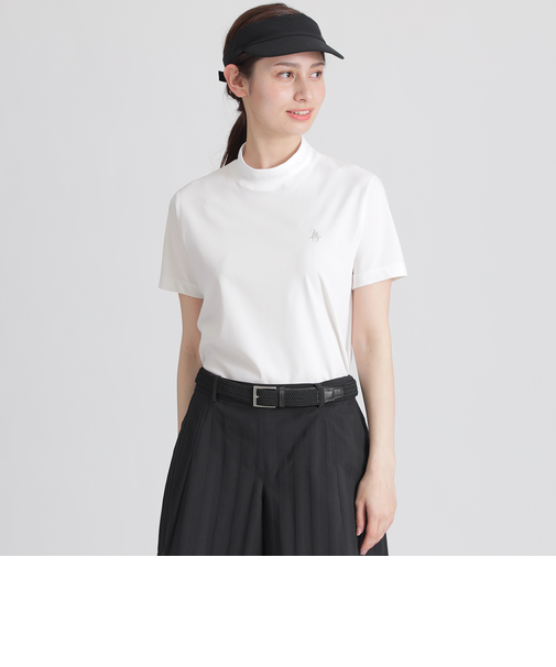 【GOLF】半袖モックネックＴシャツ