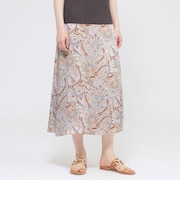 【ウォッシャブル】サラサペイズリー　スカート