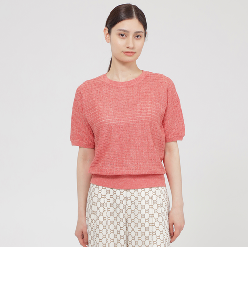 【ウォッシャブル】ナチュラルリネン　プルオーバー