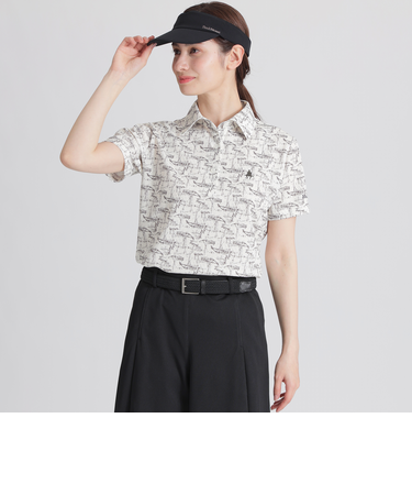 【GOLF】ヨットプリントポロシャツ