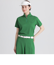 【GOLF】メッシュハーフジップ半袖Ｔシャツ