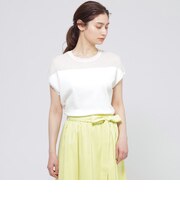 【ウォッシャブル】エアリーファインニット　プルオーバー (フレンチ)