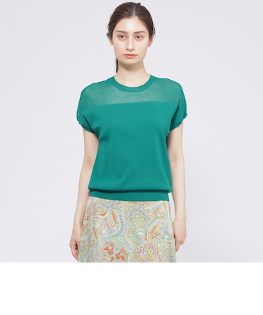 【ウォッシャブル】エアリーファインニット プルオーバー (フレンチ)