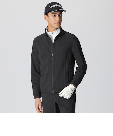 【GOLF】シャドウストライプ　フルジップブルゾン