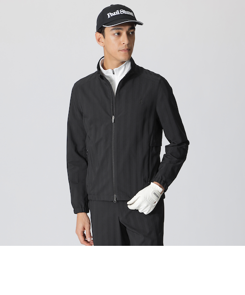【GOLF】シャドウストライプ　フルジップブルゾン