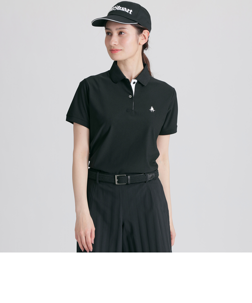 【GOLF】襟裏ロゴジャカードカラーポロシャツ