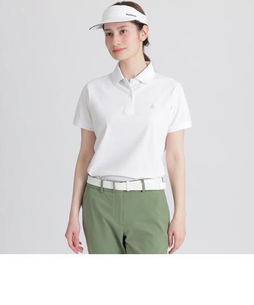 【GOLF】襟裏ロゴジャカードカラーポロシャツ