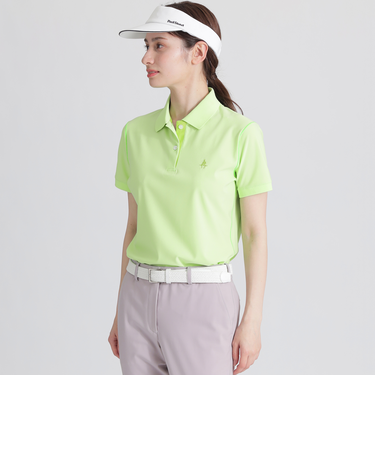 【GOLF】襟裏ロゴジャカードカラーポロシャツ