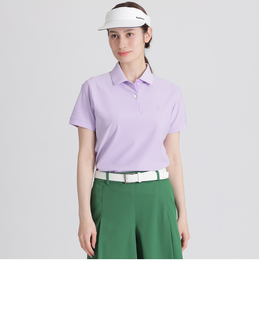 【GOLF】襟裏ロゴジャカードカラーポロシャツ