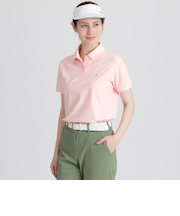 【GOLF】襟裏ロゴジャカードカラーポロシャツ