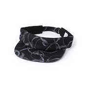 【GOLF】ベルト柄プリントロゴサンバイザー