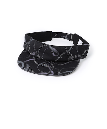 【GOLF】ベルト柄プリントロゴサンバイザー