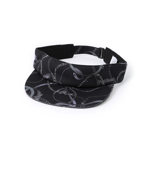 【GOLF】ベルト柄プリントロゴサンバイザー