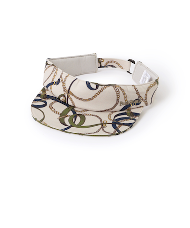 【GOLF】ベルト柄プリントロゴサンバイザー