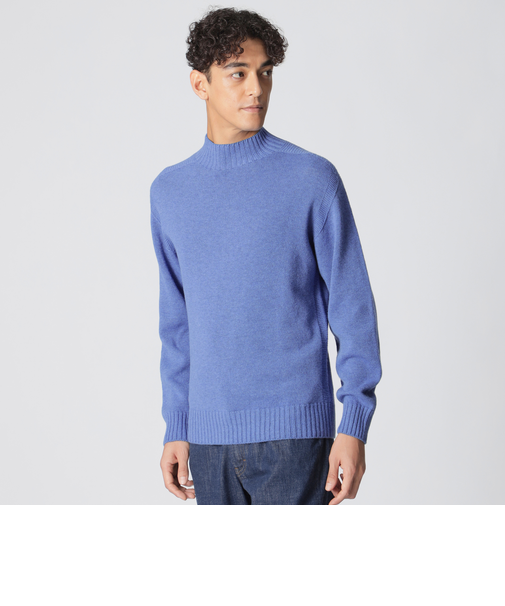 【数量限定】「COLLECTION LINE」ガーンジーモックネックニット