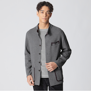 【数量限定】「COLLECTION LINE」ミラノリブニットチョアジャケット