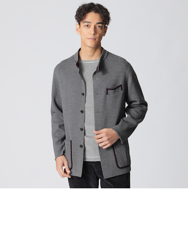 【数量限定】「COLLECTION LINE」ミラノリブニットチョアジャケット