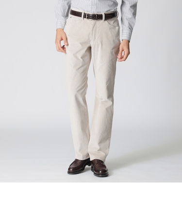 【数量限定】「COLLECTION LINE」コーデュロイストレッチ　ブーツカット５ポケットパンツ