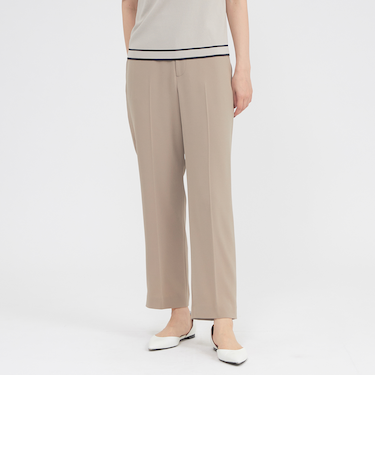 【ウォッシャブル】トリアセジョーゼット　パンツ