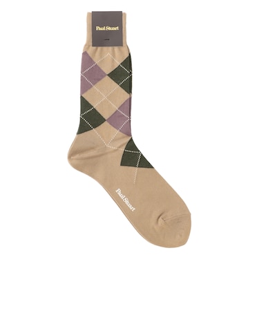 アーガイル柄ソックス