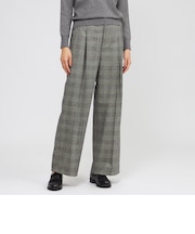 【eclat掲載】グレンチェック　パンツ